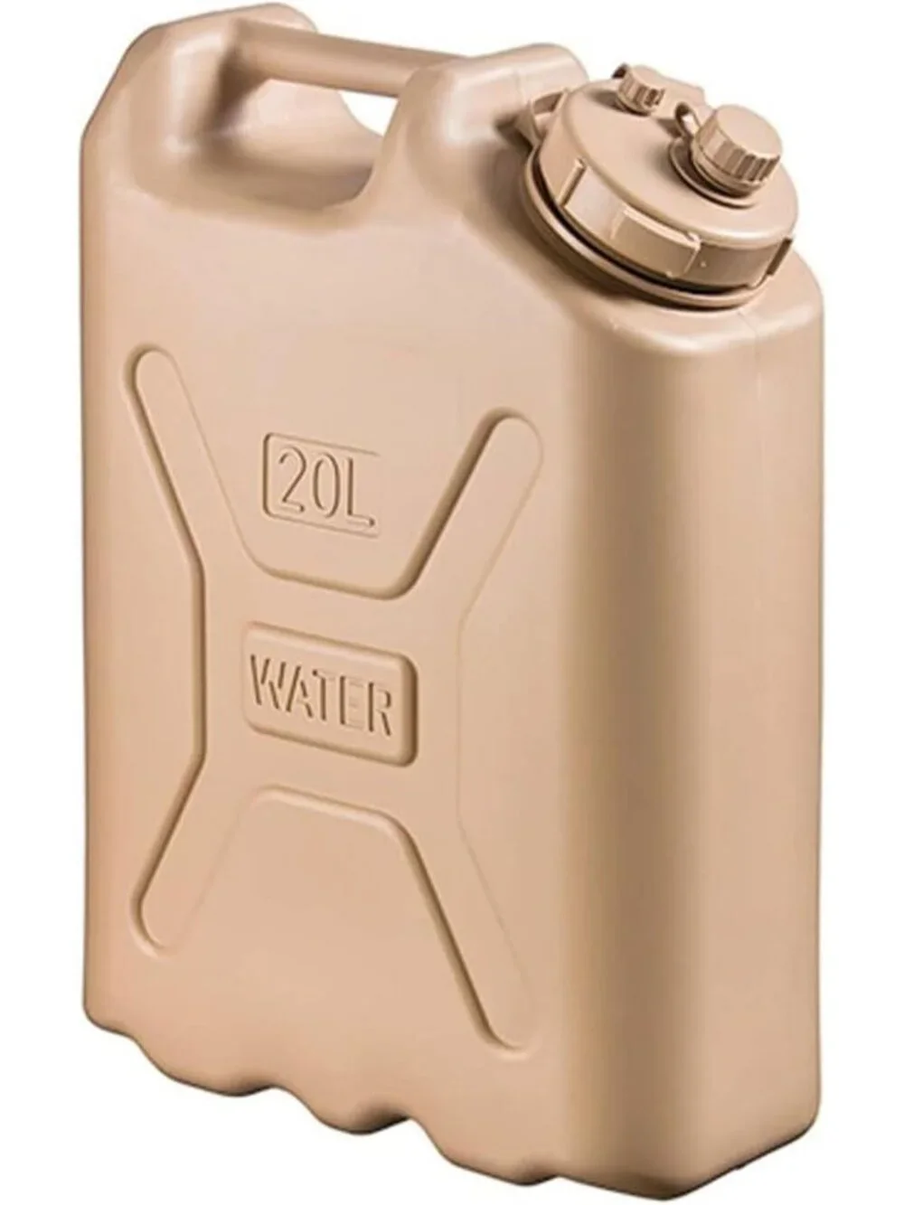 2-Pack 5 Gallon Portable Military Water Containers - Heavy-Duty Hydration for